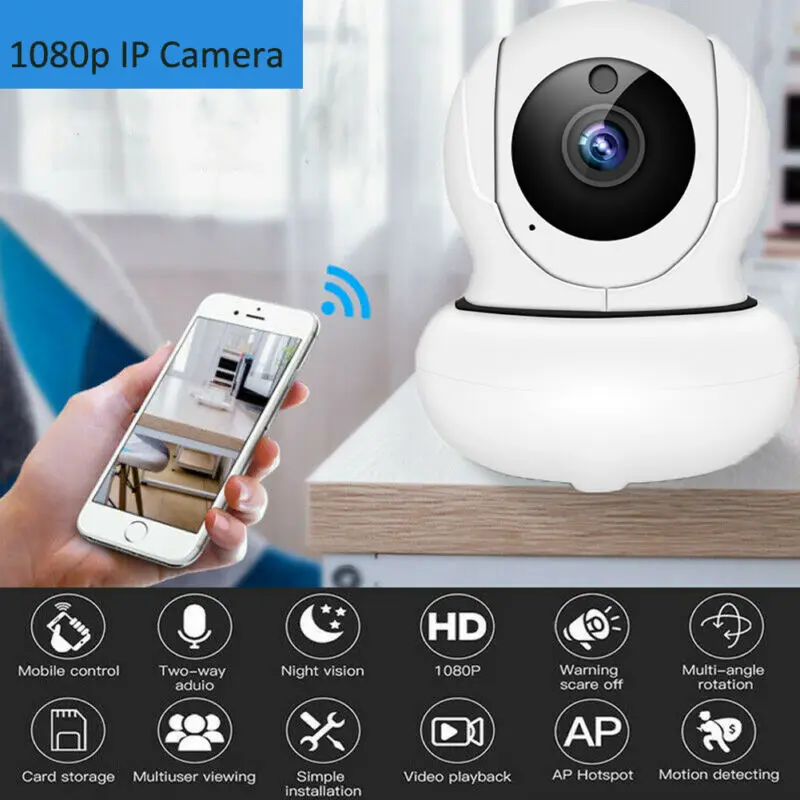 Новый Full HD 1080P IP беспроводная Wifi камера для домашней безопасности ИК ночного