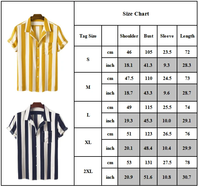 

New Style Men Striped Print V-Neck Shirt Beach Top Causal Fashion Out Wear Summer Wear UK Universal Fashion