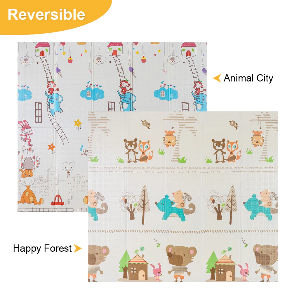 Коврик-пазл детский водостойкий складной развивающие игрушки для детей | Игрушки