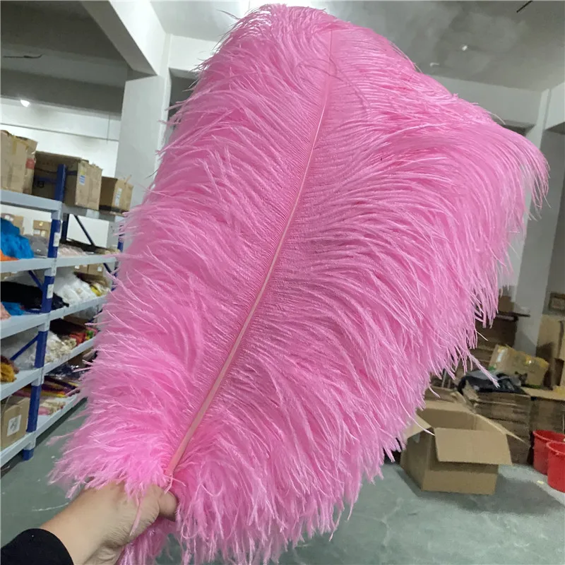 Plumas de avestruz Grace para manualidades, decoraci&oacute;n para celebraci&oacute;n, bricolaje, 26-28 pulgadas/65-70cm, promoci&oacute;n, 20 unids/lote-0
