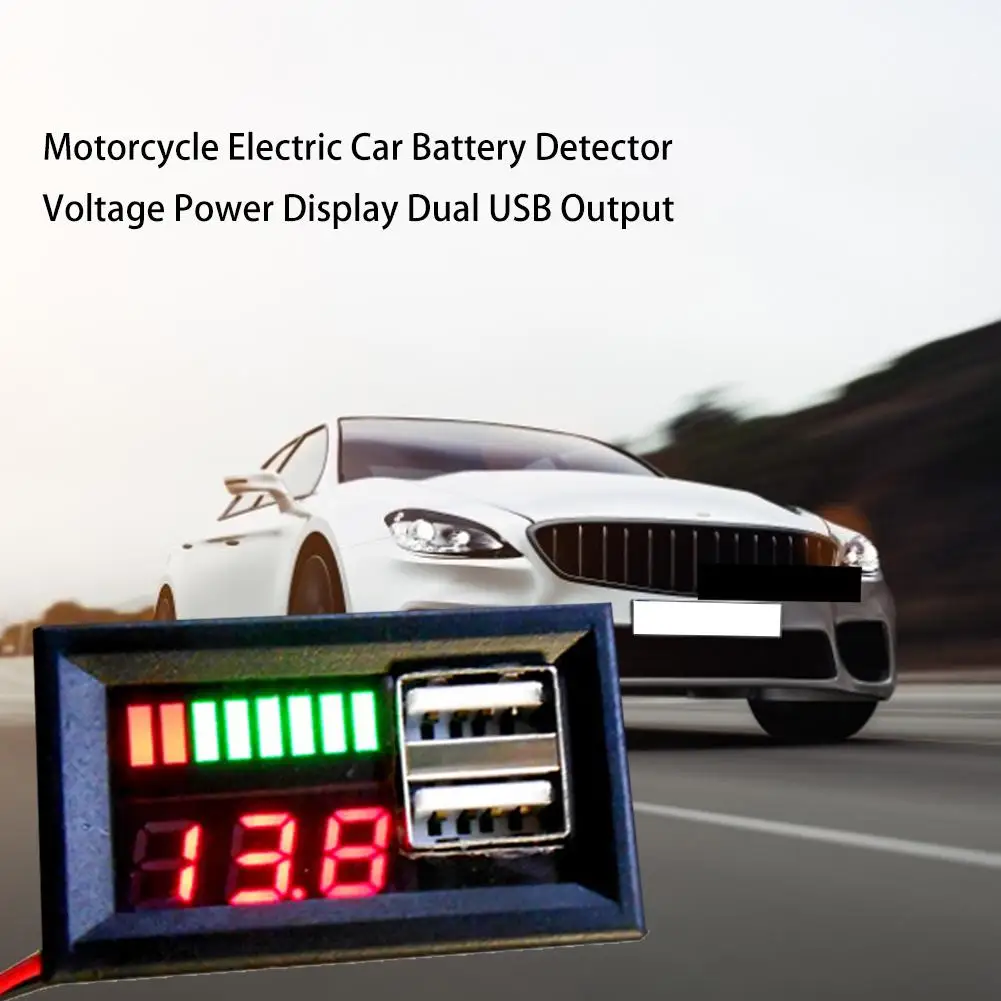 Автомобильный мотоциклетный тестер напряжения свинцово кислотной/литиевой