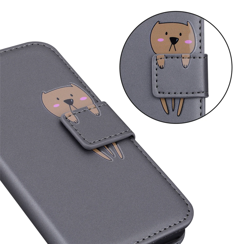 Flip Leather Case sfor xiaomi Redmi Note 9S 8T 9 Pro Max Cases Cute Cartoon Cat Wallet Cover for Xioami K20 K30 Shell | Мобильные