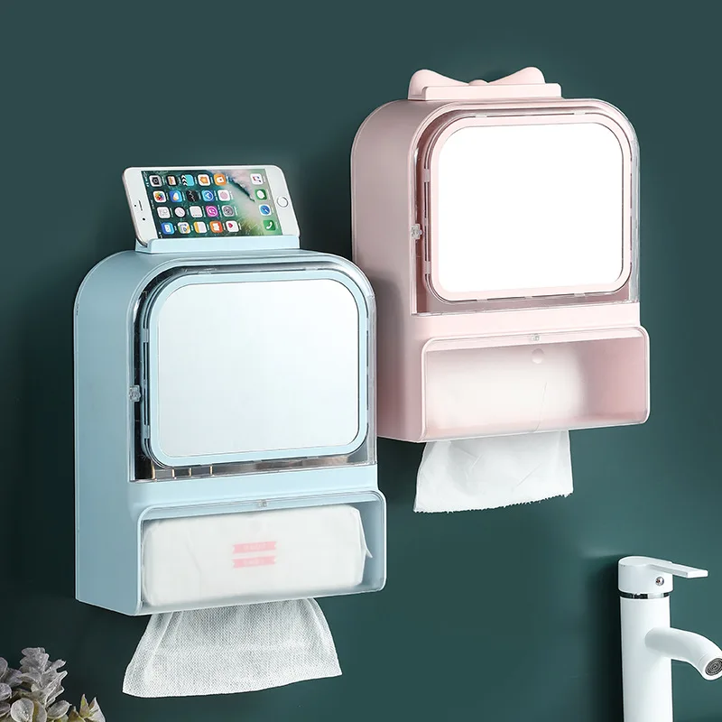 

Сетчатый красный ящик для хранения косметики, настенный Настольный ящик для хранения и отделки косметических средств по уходу за кожей с зе...