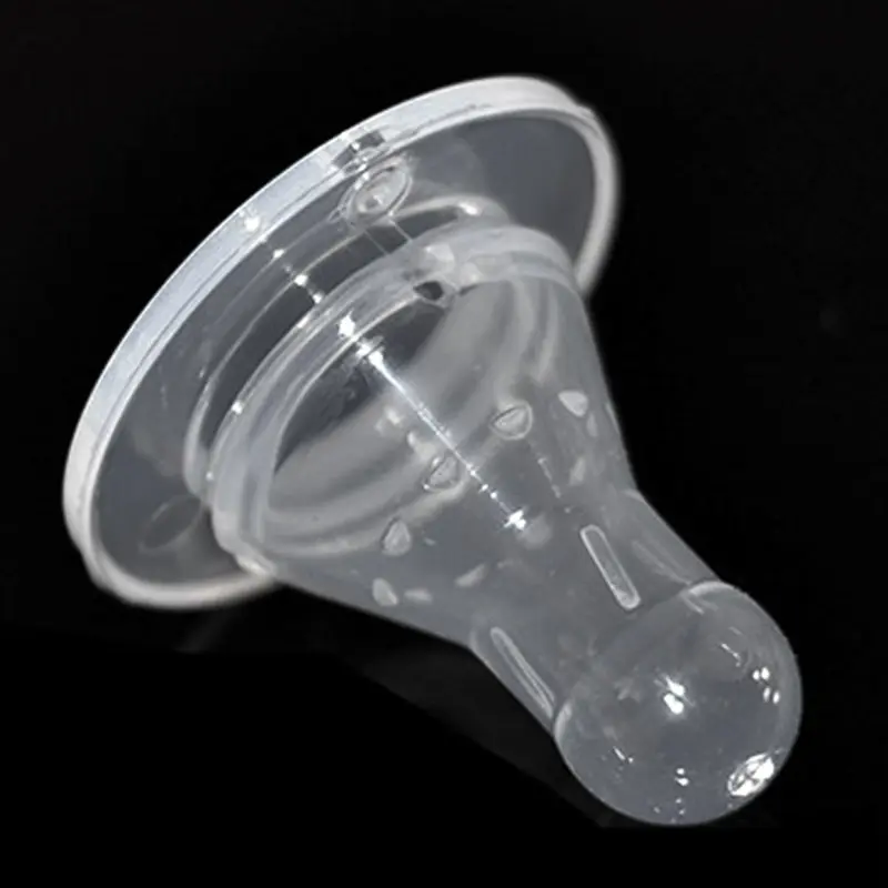 

1Pcs Baby Breast Feeding Nipple Kids Silicone Wide Caliber For Different Milk Bottle Pacifier Children Pure Solid Nipple