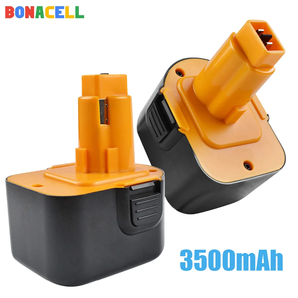 3500mAH 2PACK Bonacell 12V 3500mAh для Black& Decker PS130 PS130A аккумулятор для электроинструмента A9252 A-9252 A9275 A-9275 A9266 - Цвет: 3500mAH 2PACK