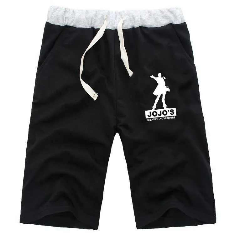 

Капри JJoJo's bпутри приключения, дышащие укороченные брюки, костюм для косплея, повседневные короткие брюки до колен