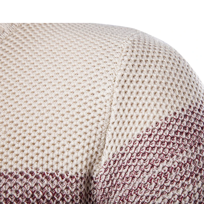 Брендовый Повседневный свитер FJUN Осенние Пуловеры в полоску с круглым вырезом