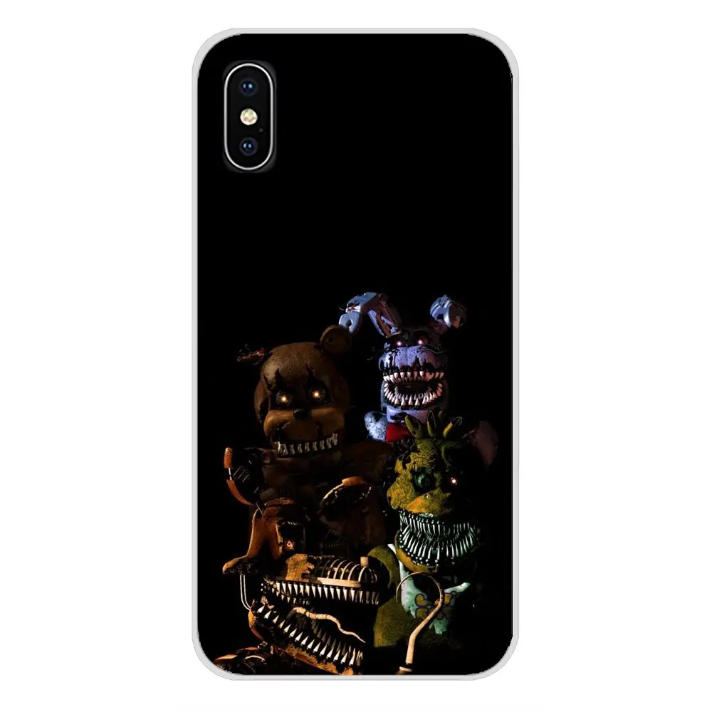 Мягкий прозрачный чехол с рисунком героев аниме SFM Fnaf Animatronics для Xiaomi Redmi 4A S2 Note 3 3S 4