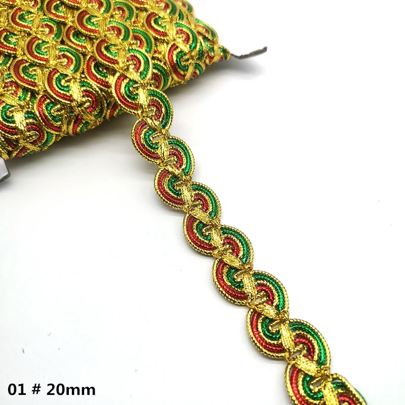 Кружево золотистое/серебристое 2 ярда украшение лентами | Дом и сад