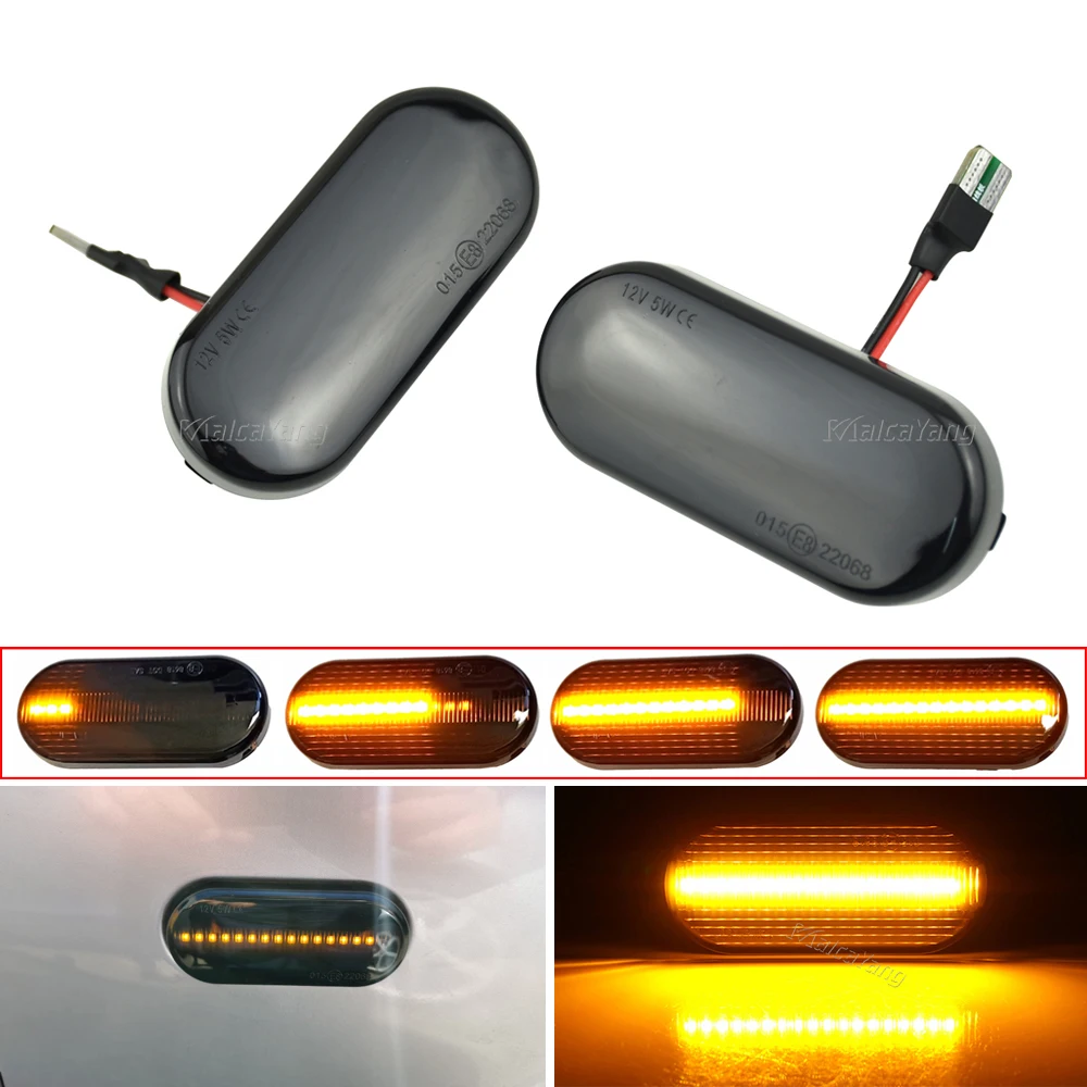 Светодиодный динамический поворотный сигнал боковой габаритный фсветильник рь