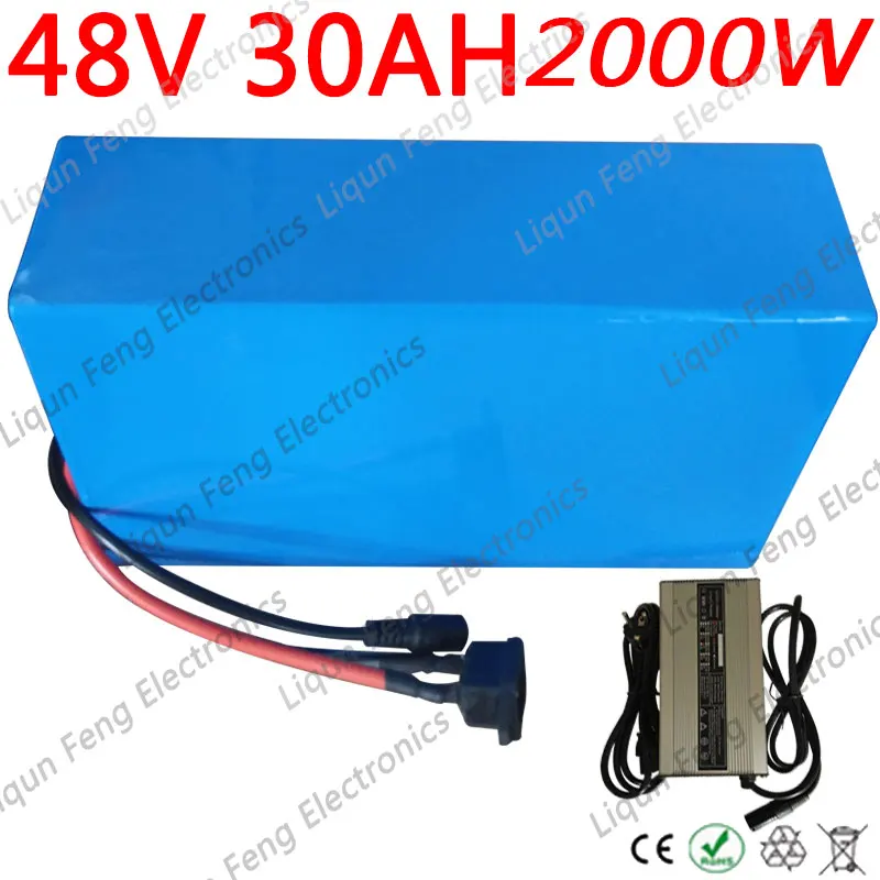 Бесплатная таможенная беспошлинная батарея для электрического велосипеда 48 в 30