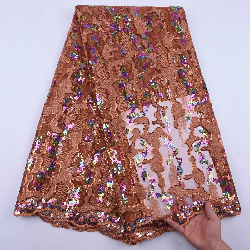 Последние африканские тюль кружева ткань 2020 высокое качество пайетки Кружева