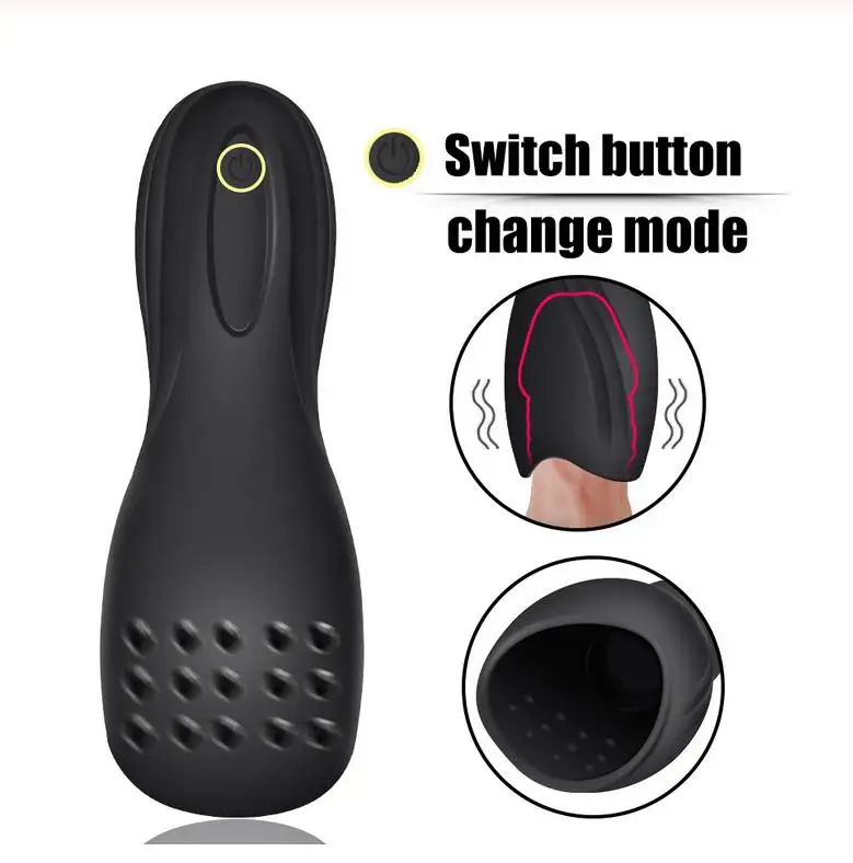 Тренажер задержки мужской мастурбатор вибратор 10 режимов пенис автоматический