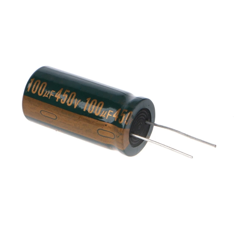 

450V 100uF Capacitance Electrolytic Radial Capacitor High Frequency Low ESR