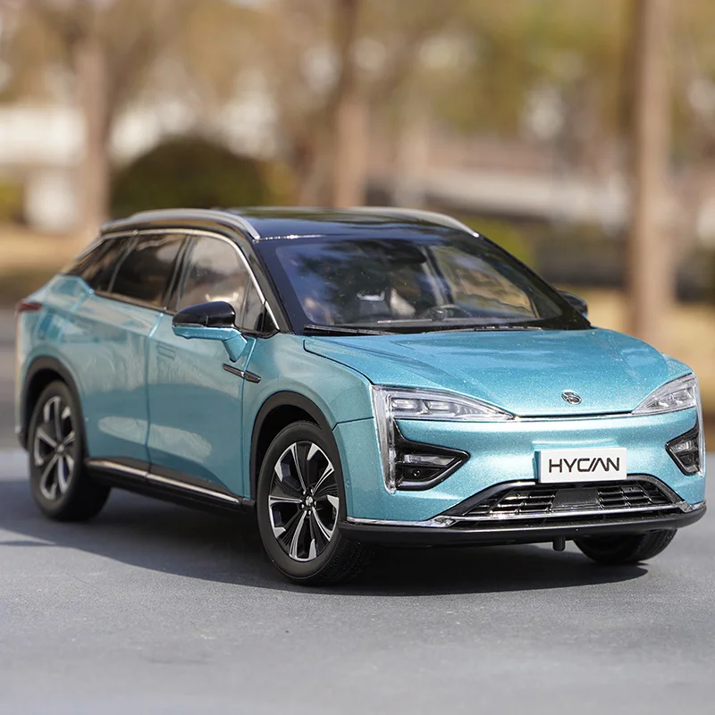 

Модель литая автомобиля из сплава 1/18, совместное создание GAC NIO HYCAN 007, электромобиль с новой энергией, Высококачественная коллекция, праздни...