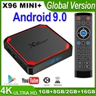 Приставка Смарт-ТВ X96MINI Plus, Android 9,0, четырехъядерный Amlogic S905W4, 2,4 ГГцтелефон, Wi-Fi, 4K, телеприставка Google play store, X96 MINI + ТВ-приставка