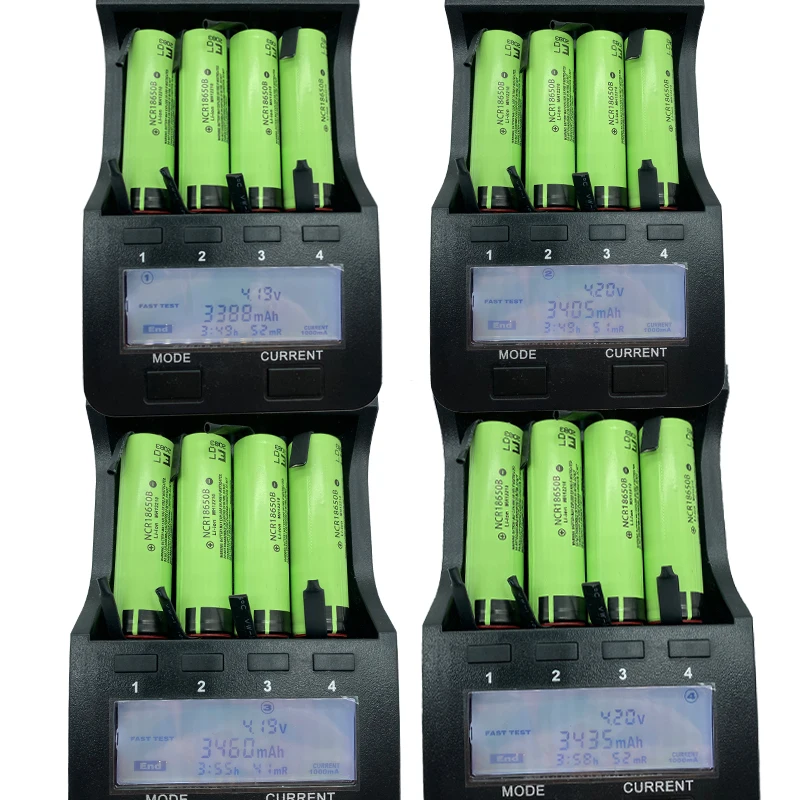 

100% Original NCR18650B 3.7V 3400mAh 18650 Rechargeable lithium battery for 18650 battery + DIY nickel piece