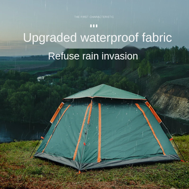 Большая вместительная Пляжная палатка на 4-5 человек полностью автоматическая