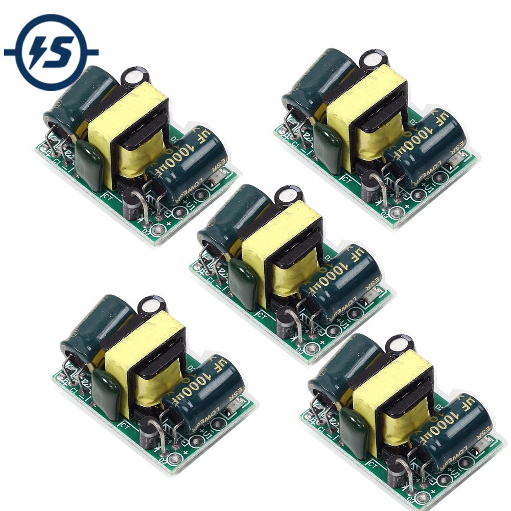 5 шт. в 700мА 3 Вт AC DC понижающий преобразователь трансформатор источник питания 220 В