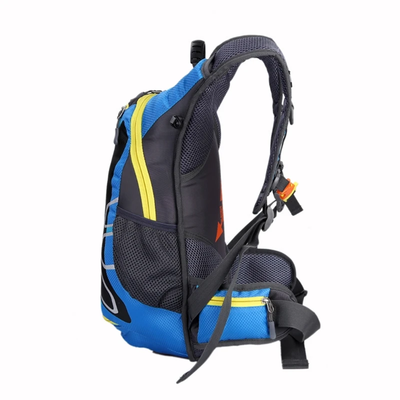 

15L Cycling Backpack with Helmet Holder Lightweight Ski Rucksack Small Bike Backpacks for Outdoor Hiking Skiing Trekking 066F