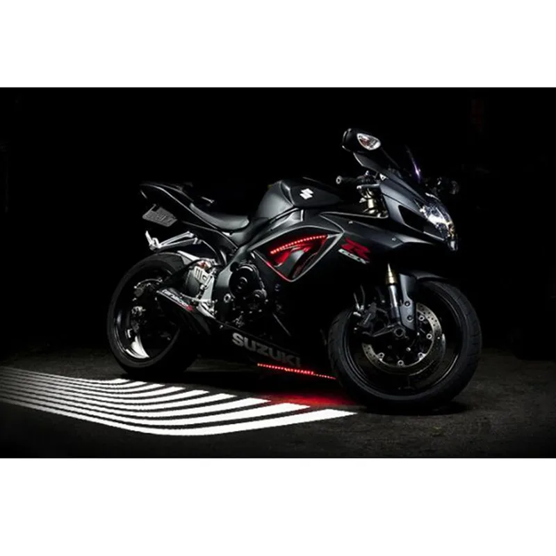 1 Pair Angel Wings Motorcycle Light Modified Chassis Warning Universal Led Rojection Lamp Decorative Lights Accessories |