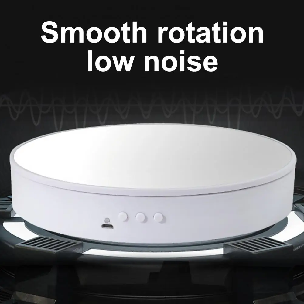 50% Hot Sales Display Stand Auto-Rotation 360 Degree ABS Rechargeable Photography Stand for Product Display