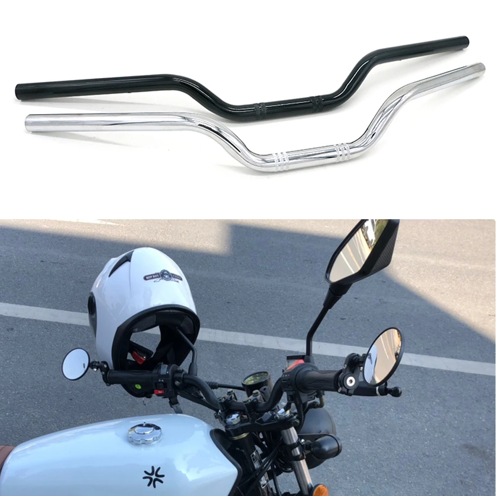 

22mm 7/8'' Universal Motorcycle Handlebar Retro Sportster Bobber Chopper Scrambler Handle Bar for Motorbike NC750X PCX Hot Sale