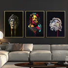 Забавная Акварельная статуя Зевса, искусство живопись на холсте, принты, скульптура Золотые слезы, Настенный декор, плакат, картина для гостиной