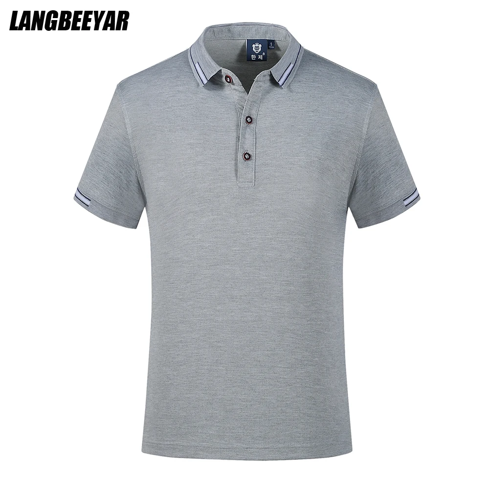 

2021 New Summer Brand Solid Color Designer Mens Polo Shirts With Short Sleeve Cotton Spandex Casual Tops Fashions Men Clothing