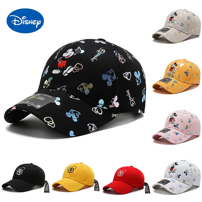 Новинка бейсболка Диснея Микки Маус Кепка с козырьком из мультфильма для