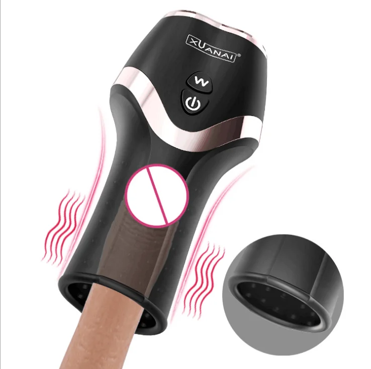 Автоматический вращающийся Мужской мастурбатор глубокое горло сосание