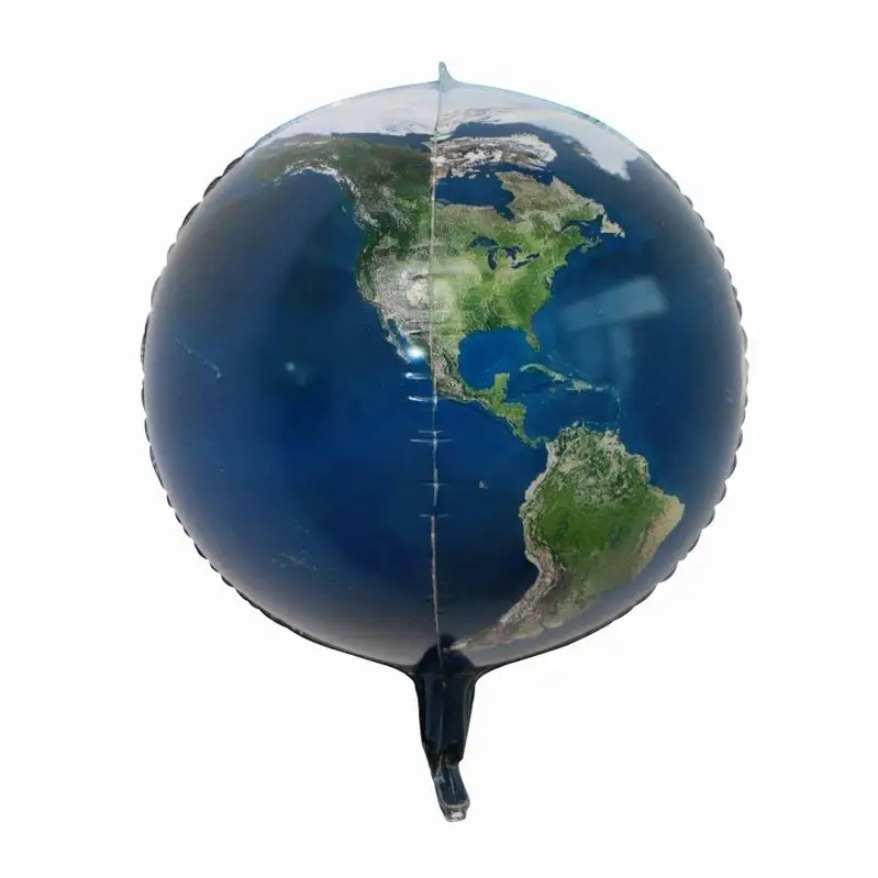 22 inch 4D Round Space Earth Dawn Starry Sky Aluminum Foil Balloon Wedding Decoration Birthday Party Helium Ballon Supplies
