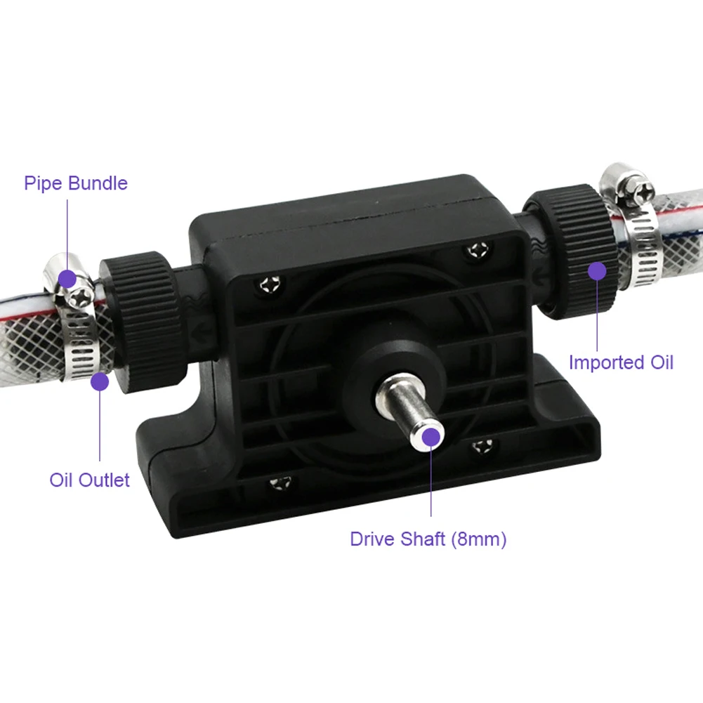 Portable Pump Mini Electric Drill Drives Large Flow The Comes Standard With Two Connectors for drill chucks | Инструменты