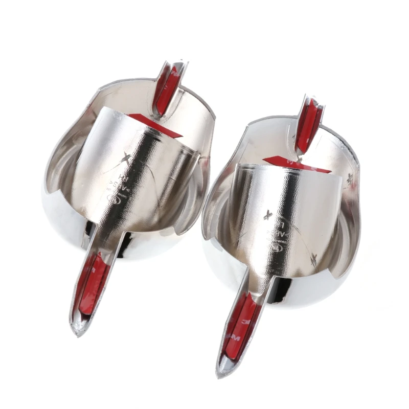 Новинка 1 пара автомобильных хромированных передних противотуманных фар