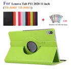 Чехол для Lenovo YOGA Tab P11 Pro Чехол TB-J706F Tab P11 чехол TB-J606F Магнитный смарт-чехол для планшета и функцией автоматической блокировки и разблокировки Funda с ручкой