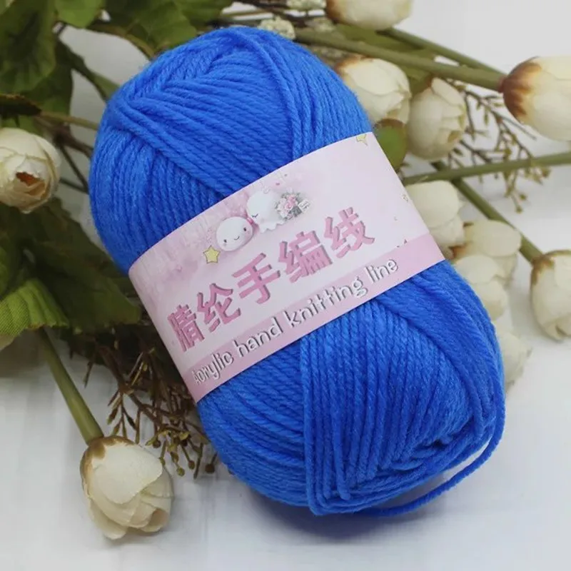 

10pcs Acrylic Wool Hand Woven Hook Cotton Slippers Hook Cushion Doll Line Crafts Wholesale Promotion Knitting Wool Yarn