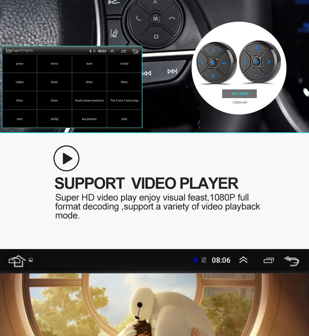 Android 9.1 2G+32G Car Multimedia Player GPS Navigation Bluetooth Radio Player for Toyota Camry 2006 2007 2008 2009 2010 2011