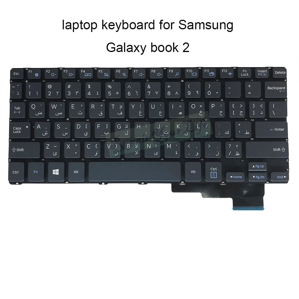 Replacement keyboards for Samsung Galaxy book 2 NSK MX0PN GR GE German FS Farsi Arabic layout gray notebook keyboard new arrival