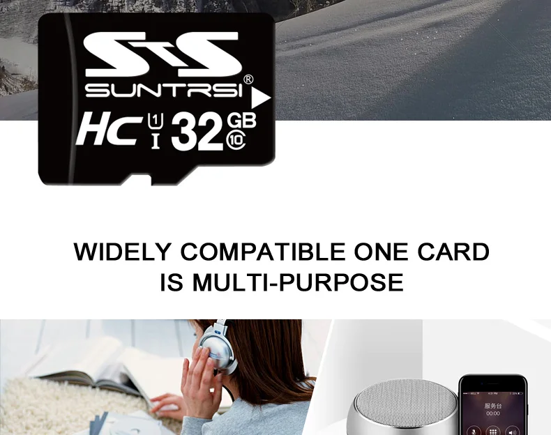 Suntrsi карта памяти 32 Гб высокоскоростная micro tf карта sd карта 16 Гб класс 6 micro sd Mini TF карты для смартфонов