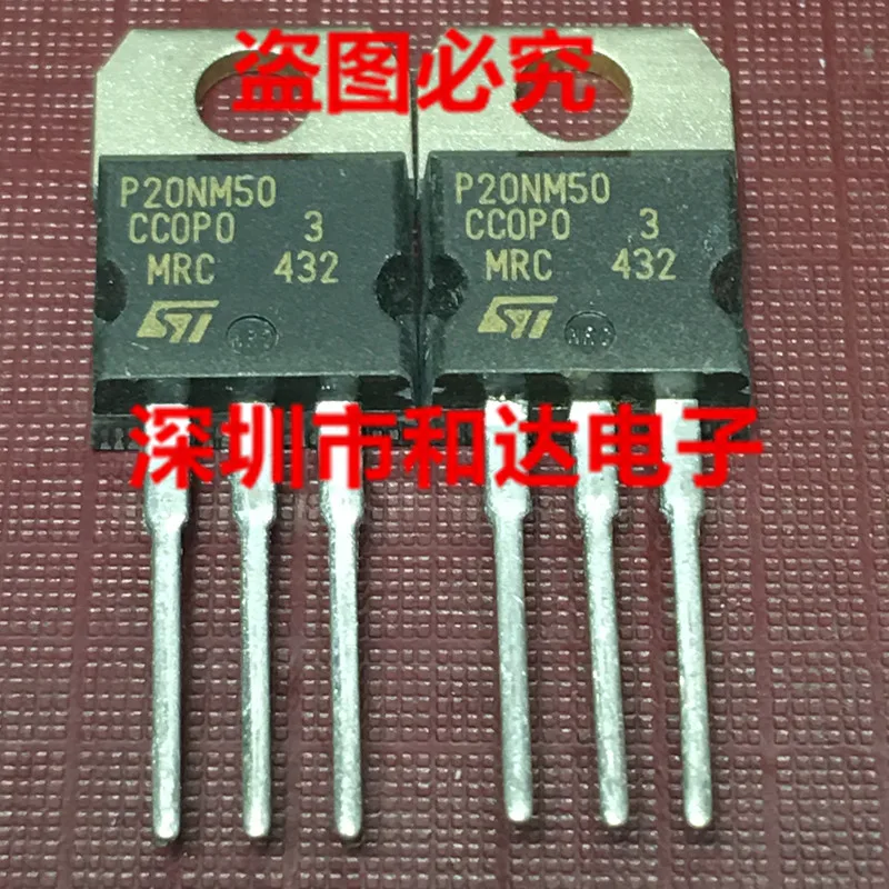 

5 шт. P20NM50 STP20NM50 TO-220 500V 20A