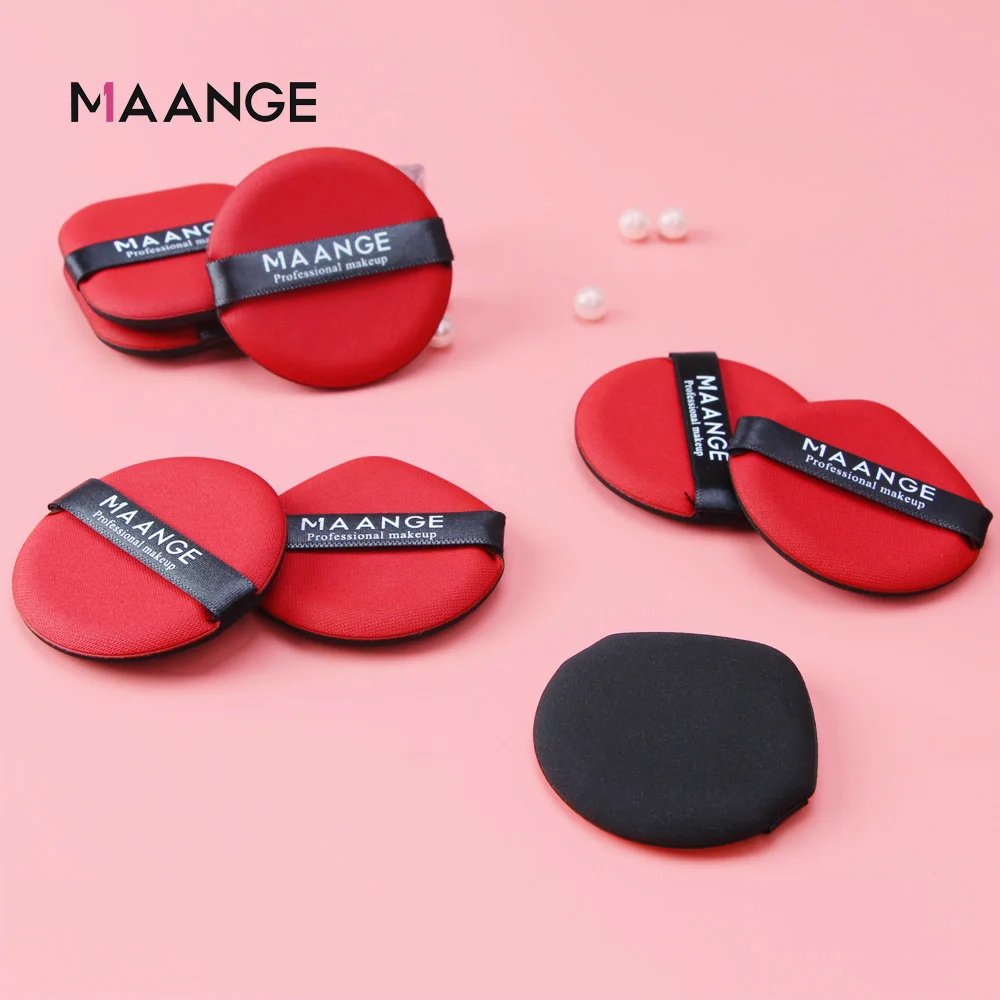 MAANGE 3/8 шт. Мокрый Сухой кушон для макияжа спонж Набор прозрачный гель Гладкий
