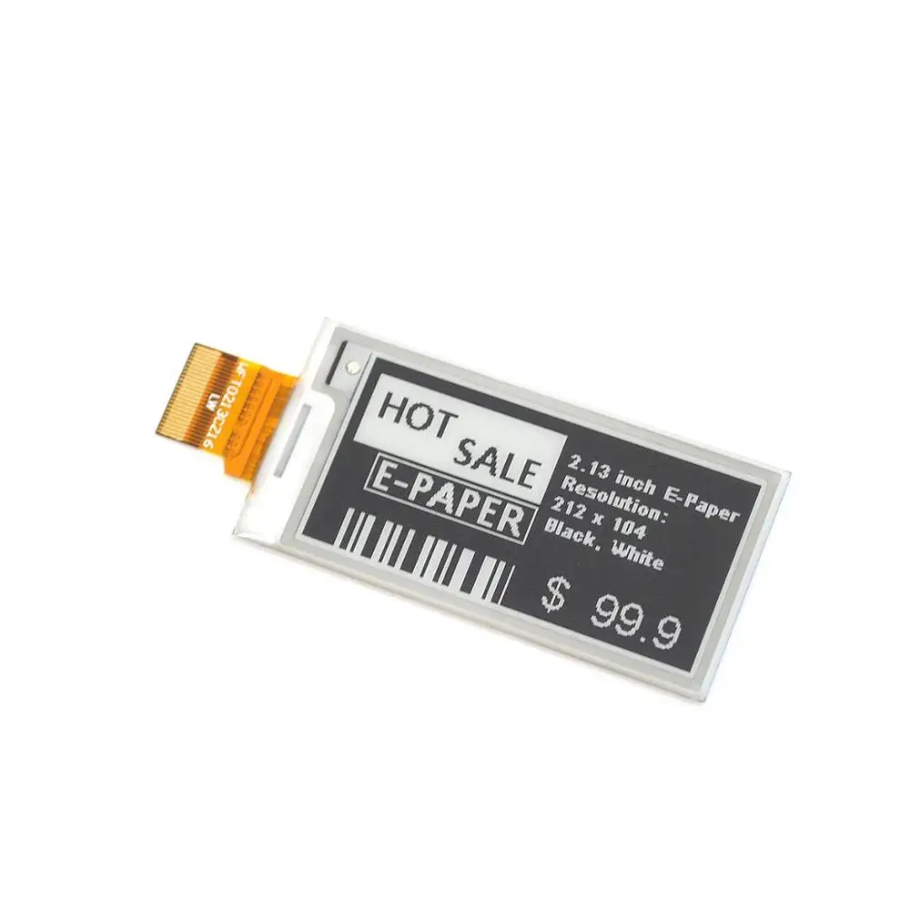 

2.13 Inch E-Ink Display Black And White Epaper Screen 4 Grayscale