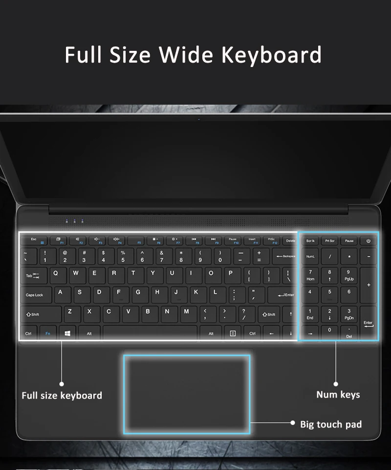 GMOLO 8 ГБ ОЗУ 256 ГБ SSD+ 1 ТБ 15,6 дюймов 1920*1080 usb Intel Pentium четырехъядерный игровой ноутбук компьютер