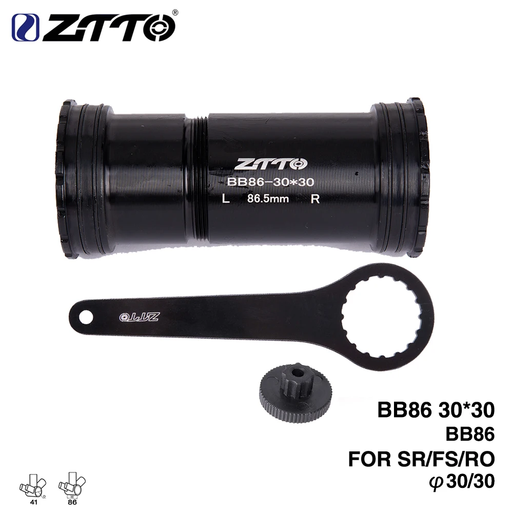 ZTTO BB86 30 нажимные нижние кронштейны 4 подшипника BB инструмент для дорожного