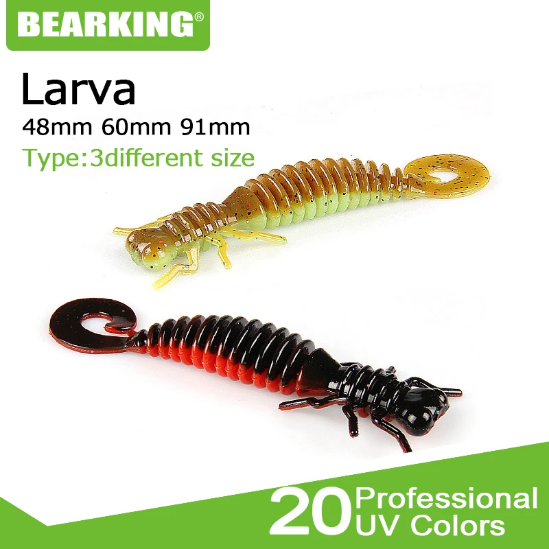 Рыболовные приманки BEARKING Larva 48 мм 60 91 воблеры для ловли карпа искусственные
