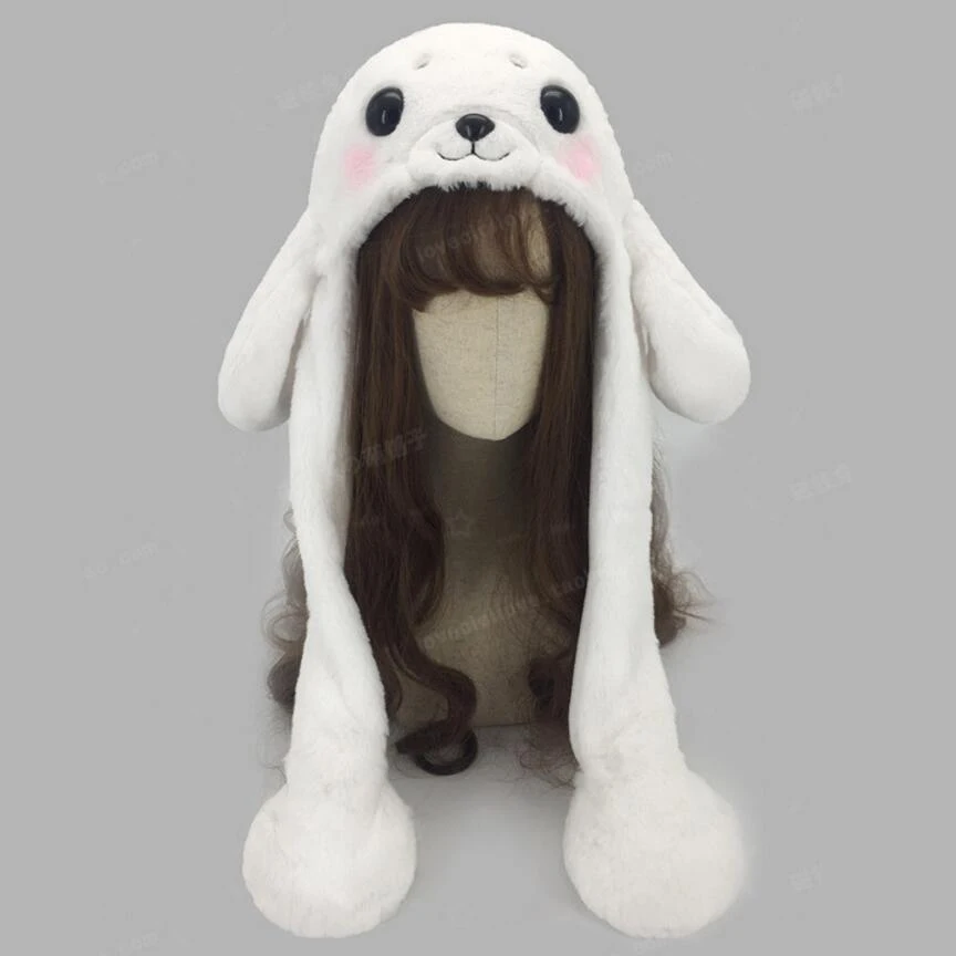 Осенне зимняя очень милая плюшевая Шапка шарф для косплея девушки Мори с