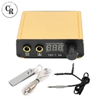 Блок питания для татуировки с ЖК-дисплеем, шнур для ножной педали для татуировки, комплект для тату от поставщика, бесплатная доставка