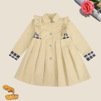 casual girls long coats new spring kids jackets for girls teenagers windbreaker children clothing for 6 8 10 12 14 years 2021