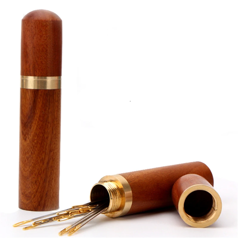 Швейная коробка DIY держатель для швейных игл чехол кожаные коробки вязаная