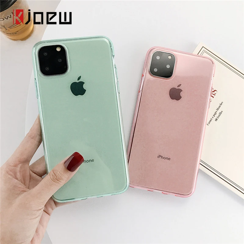 KJOEW чехол для телефона iPhone 11 Pro Max X XS XR Xs transapent Мягкий ТПУ силиконовый 6 6s 7 8 Plus s Capa| |